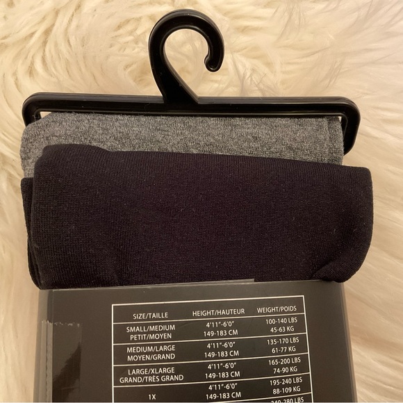 Ellen Tracy Footless Tights NWT S/M- x2 Pairs - Picture 7 of 7